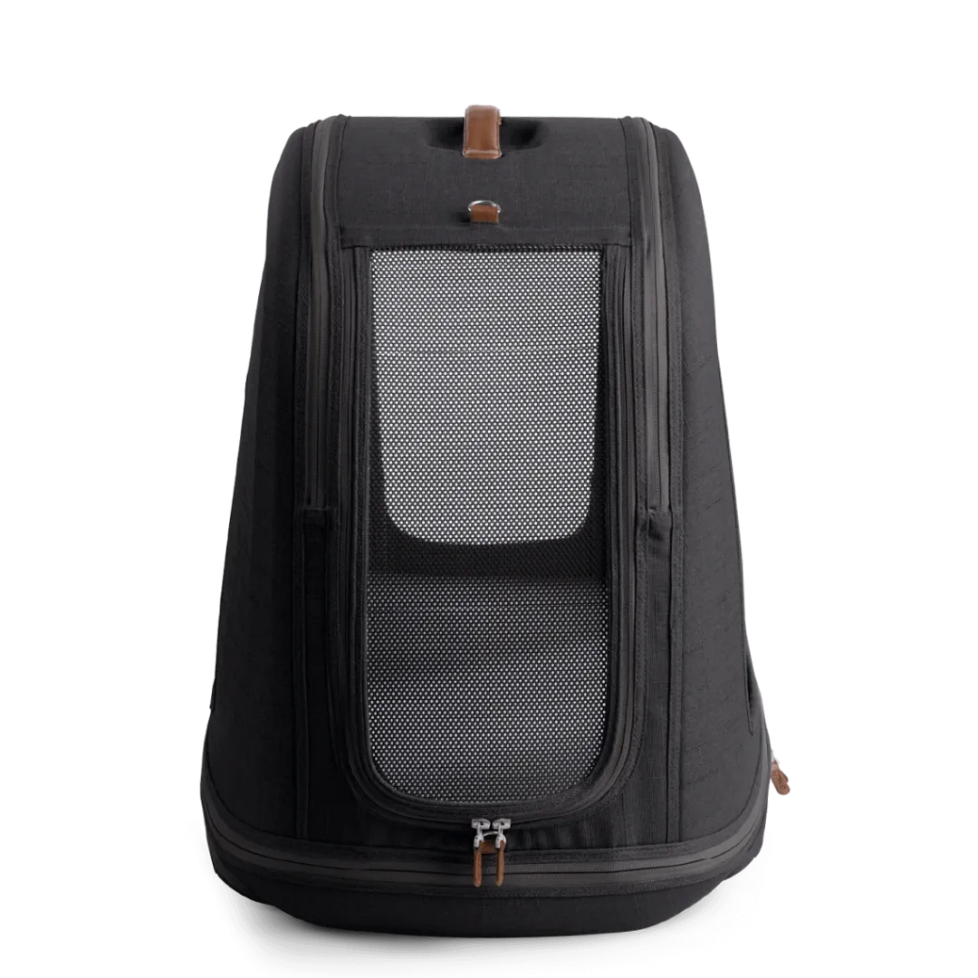 Tavo Pets Tavo Crispin Medium Onyx Sort - Crash-testet transportbur til kæledyr