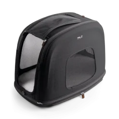 Tavo Pets Tavo Crispin Medium Onyx Sort - Crash-testet transportbur til kæledyr