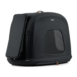 Tavo Pets Tavo Crispin Small Onyx Sort - Crash-testet transportbur til kæledyr