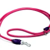 MiniZoo Timely rundsyet dressurline Pink kalveskind 12 mm (krom med glimmer)
