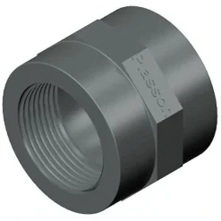 PVC 3/4 tomme gevind muffe med gevind begge ender