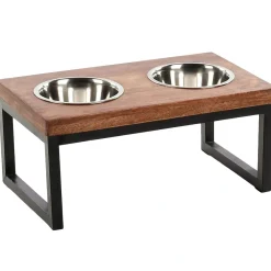 Flamingo Tommy twin feeder set med stand 2700 ml
