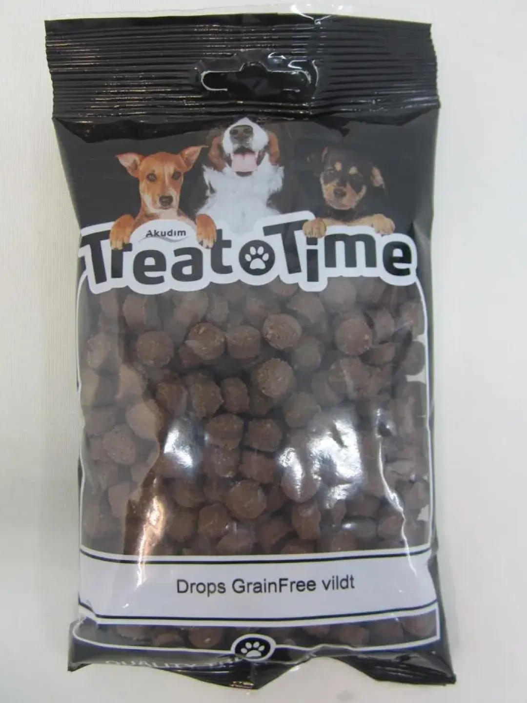 Treattime Drops Kornfri Vildt - 200 g hundesnacks