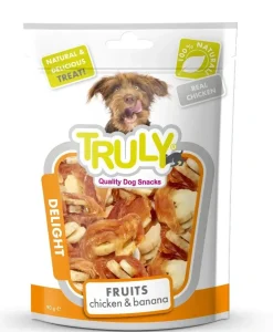 Truly Katte og Hundesnack Truly Banana and Chicken 90 g - banan og kylling snacks