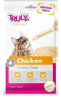 Truly Katte og Hundesnack Truly Cat Creamy Lickable Chicken 70 gram