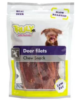 Truly Katte og Hundesnack Truly Deer Filets 90 g - Hjortefileter til hunde