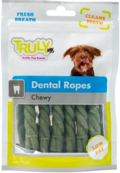 Truly Katte og Hundesnack Truly Dental Ropers - Tandrensende tyggeben