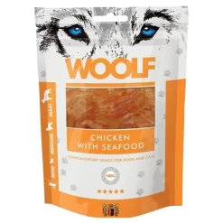 Woolf HundeSnacks og Kattesnack Woolf Hunde- og Kattesnack Kylling og Skaldyr Seafood