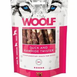 Woolf HundeSnacks og Kattesnack Woolf Hundesnack And og Oksehud Twister