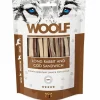 Woolf HundeSnacks og Kattesnack Woolf Hundesnack Kanin og Torsk Lang Sandwich