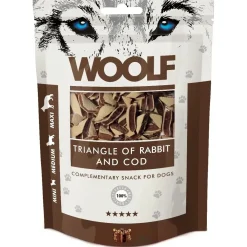 Woolf HundeSnacks og Kattesnack Woolf Hundesnack Kanin og Torsk Triangle