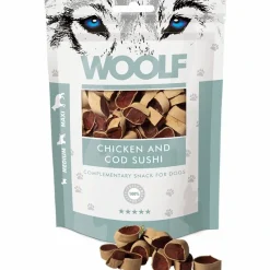 Woolf HundeSnacks og Kattesnack Woolf Hundesnack Kylling og Torsk Sushi