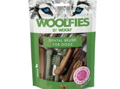 Woolf HundeSnacks og Kattesnack Woolfies Dental Brush Small - tandrensende tyggeben til små hunde