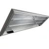 MiniZoo 100x50 cm 250 L Sølv Alu lampe med 2 række LED