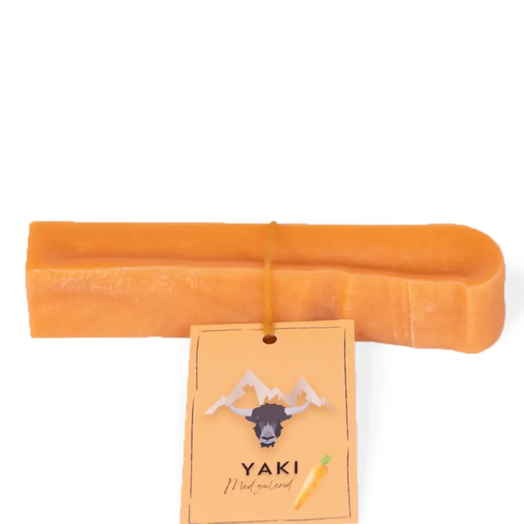 Yaki Dog Treats Yaki vegetarisk hundesnack med gulerod XL 140-160 g