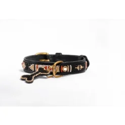 Zinj Hundehalsbånd Zinj Swahili Antique halsbånd Micro - smukt mønster og høj komfort